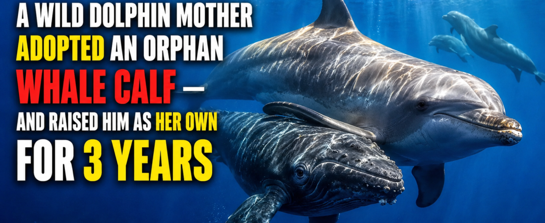 A Wild Dolphin Mother Adopted an Orphan Whale Calf — And Raised Him as Her Own for 3 Years